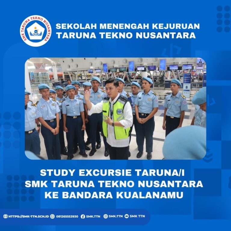 Visitasi SMK TTN ke Kualanamu Airport Sekolah Penerbangan di Medan